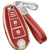 KUNIO PXSMGSz 3 Bottoni TPU Auto Chiave A Distanza Della Copertura Della Cassa Del Sacchetto Borsette Supporto, per Suzuki Baleno Ertiga Vitara Swift Ignis Kizashi SX4 2016-2019 Accessori