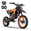 HillMiles MilePop Moto Elettrica da Fuoristrada, Potenza di Picco 3000W, 45KM/H, 48V 25Ah, 220 N.m, Freni Idraulici, Sospensione Completa
