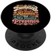Funny Childhood Trauma Dysfunctional Fam Traumatizzato dall'assenza di mio padre e dalla presenza di mia madre PopSockets PopGrip Adesivo