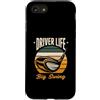 Golf Driver Sunset Golfing Custodia per iPhone SE (2020) / 7/8 Driver Life - Pilota da golf retrò Big Swing