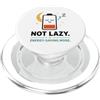 Battery Low Funny Not Lazy Energy Saving Funny Battery Low quote Not Lazy Energy Saving Mode PopSockets PopGrip per MagSafe