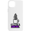 Coffee Fuel for Coders Designs Custodia per iPhone 14 Plus Coffee In. Code Out. Divertente programmatore sviluppatore