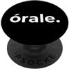 Minimalist Simple Spanish Text Fashion ( All Right (órale) Divertente parola gergale spagnola PopSockets PopGrip Adesivo