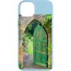 YOUHAVEALIFE Fantasy Cottage Decor Custodia per iPhone 14 Plus Stampa ad arco in pietra Cottagecore, decoro Fantasy Cottage