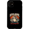 Funny Running Interval Squirrel Fitness Custodia per iPhone 11 Interval Squirrel vive solo umorismo a corsa veloce