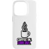 Coffee Fuel for Coders Designs Custodia per iPhone 14 Pro Coffee In. Code Out. Divertente programmatore sviluppatore