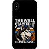 Husky Dog Started It Humor Custodia per iPhone XS Max Il muro ha iniziato I have a case Funny Husky Dog