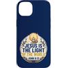 Jesus Is The Light Christian Faith Bible Custodia per iPhone 14 Plus Jesus Is The Light Of The World Shirt John 8:12 Christian