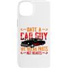 Hot Rod Auto Americane Auto d'epoca Auto Custodia per iPhone 14 Plus Date A Car Guy We Break Parts Not Hearts US-Car Hot Rod