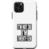 Im Not Thirty Im Twenty Ten Funny 30th B Custodia per iPhone 11 Pro Io non sono 30 Im 20 Dieci Compleanno