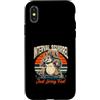 Funny Running Interval Squirrel Fitness Custodia per iPhone X/XS Interval Squirrel vive solo umorismo a corsa veloce