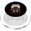 Gamer Gamepad Controller Geburtstag 28° Compleanno Level 28 Complete PopSockets PopGrip per MagSafe