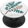 The Botany Bureau Baby Blue pianta illustrazione Eucalyptus pulverulenta PopSockets PopGrip Adesivo