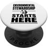 International Day for Health and Safety Protezione dell'ambiente e sostenibilità, regalo ecologico PopSockets PopGrip Adesivo