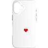 LOVE OF TIMMY HEART PERSONALIZED NAME AP Custodia per iPhone 16 I LOVE HEART TIMMY TIM TIMOTHY NOME SU UNA TEE (TESTO BIANCO)