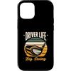 Golf Driver Sunset Golfing Custodia per iPhone 12/12 Pro Driver Life - Pilota da golf retrò Big Swing