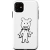 Cute Scary Bear Monster Halloween Appare Custodia per iPhone 11 Simpatico mostro orso spaventoso con mantello Halloween