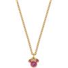 Disney Collana Minnie, Acciaio Inossidabile con Zirconi per Bambini e Bambine, Lunghezza 45cm, Gioielli