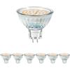 KEJIYILT Faretti LED 12V Lampadine LED GU5.3 MR16, 5W (Equivalenti a 50W), 450 Lumen, Non Dimmerabile, Angolo del Fascio di 120 Gradi, Luce Bianca Naturale 4000K, Pacco da 6