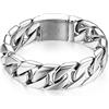 JewelryWe - Bracciale Catena Moto Bicicletta da Uomo Braccialetto Maschile in Acciaio Inossidabile