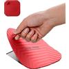 MAOYONG Copertura per Scarico della Doccia, Tappo Quadrato in Silicone per Bagno, Vasca e Lavello da Cucina - 15 cm, Rosso, 1 Pezzo