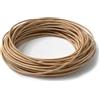 The Bead Shop Cordoncino in pelle naturale da 2 mm, 5 m, in pelle bovina, rotondo, per bracciali, collane, gioielli fai da te