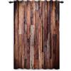 ggaimwf Tenda rustica in legno per finestra Tenda retrò marrone Decorazione in stile fattoria Soggiorno tema country Cowboy tenda divisoria interna 117x175cm 1 pannello