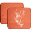 UWOBTN 1/2/4 Piezas Copri Cuscino Divano Esterni Impermeabile, Fodere per Seduta Patio con Cerniera Rimovibili Copriseduta per Interni ed Esterni, Patio, Giardino Mobili in Rattan(A26,50x55x10cm(2pcs))