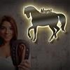 Namofactur Schlummerlicht24 luce notturna Cavallo decorazione Ragazza in soggiorno o camera da letto, arredamento, regalo regali unico ideale per appassionati di Cavalli, fatto a mano