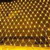 WxiaoD Rete luminosa da esterno, 6 x 4 m, 880 LED, ghirlanda luminosa in rete, 8 modalità IP44, impermeabile, per camera da letto, Natale, matrimonio, sera, casa, giardino, bianco caldo