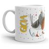 Paolo Chiari Tazza in Ceramica Caffè e Tè, Personalizzata con Nome, Idea Regalo Compleanno per Amici e Familiari, Certificata per Alimenti, Adatta al Microonde, Made in Italy (Gioia)
