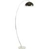 Beliani Lampada da Terra Metallo oro 188 cm Arco base dorata Moderna
