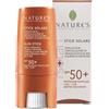 BIOS LINE SpA Nature's - I Solari - Stick Solare SPF 50+ - Bios Line - 9 ml - Stick viso che protegge dal sole le zone più delicate (labbra, naso, contorno occhi e orecchie)