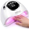 ZOVRIXIA Lampada UV Led Unghie Professionale, Fornetto Unghie 90 LED, Lampada Unghie uv Led 4 Timer 30/60/90/120S, Sensore Di Avvio Automatico, UV Lamp per Smalto Semipermanente Gel UV
