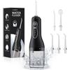 OasiSmile Idropulsore Dentale Portatil, Irrigatore Orale Senza Fili 4 Modalità e 5 Ugelli Ricambio, Water Flosser per Pulizia Giornaliera e Pulizia Profonda, Water Flosser Adatto per Viaggi e Uso Domestico