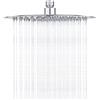GRIFEMA G834 - Soffione Doccia Pioggia in Acciaio, Diffusore Fisso, Cromo, Argento, 25 x 25 cm