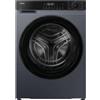 Haier X Series 5, Lavatrice Slim 8 KG, 10% più efficente della classe A, 1400 giri, Antracite, AI PowerDrive, Vapore, Wi-Fi,