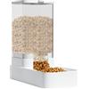 Goowafur Distributore automatico di cibo automatico per gatti, distributore automatico di cibo per animali domestici, 3,8 l, dispenser di acqua per cani e gatti, per gravità