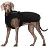 Kuoser Cappotto impermeabile per cani di piccola taglia, taglia media, in tela riflettente, cappotto invernale per cani di taglia grande, cappotto in pile per cuccioli, gilet invernale per cani con