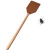Generic Sbattitore per mosche manuale robusto, sbattitore per mosche in pelle resistente, paletta per mosche portatile in pelle resistente | Tapette manuale con presa comoda per il giardino della casa