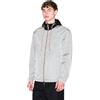Armani Exchange One Block Up, all Over Monogram, Printed Logo Giacca a Vento, Crema AX Allover/Black, L Uomo