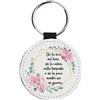 La Ruotante Portachiavi con frase motivazionale positiva donna vita sogno credere in se stessi migliore principesse con retro in finta pelle idea regalo (14)