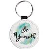 La Ruotante Portachiavi con frase motivazionale positiva donna vita sogno credere in se stessi migliore principesse con retro in finta pelle idea regalo (4)