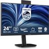 Philips Monitor 24B2N3200JH 24 pollici 1920x1080, FHD, 120Hz, IPS Panel, 4ms GtG, USB HubWebcam, Speakers, Height Adjustment, (HDMI1x 1.4 DP 1x 1.2) Nero