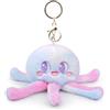 RLOMUTE Peluche Portachiavi Medusa pendente della borsa morbido carino Giocattolo regali per feste letto auto decorazione la casa Regalo per bambini Ragazzi Ragazze Natale
