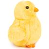 RLOMUTE Giocattoli carini della fattoria - Piccolo pollo Peluche pollo morbido adatto per San Christmas regali letto per auto decorazione per la casa regalo per bambini Giallo 5.5pollici