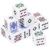 ibasenice Dadi da poker, 16 mm, 6 lati, 12 pezzi, per giochi di poker e giochi di carte