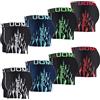 L&K Boxer Uomo Set in Diversi Colori Premium Stretch 1114, Pacco da 8 XL