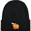Roffatide Anime Chainsaw Man Beanie Hat Pochita Denji Skull Caps Cappello a maglia invernale per ragazzi ragazze ricamato Beanie Cap