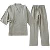 OWLONLINE Pigiama Uomo Giapponese Kimono Hanfu Suit Plus Size Zen Clothing (Taglia M, Z)